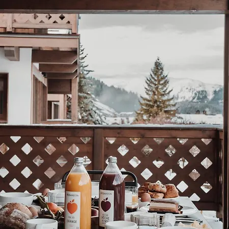 Des Cerisiers - Luxe Et Parking A Le Praz Апартаменти