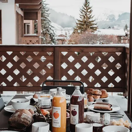 Des Cerisiers - Luxe Et Parking A Le Praz Апартаменти Куршавель