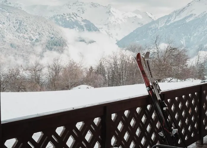 Des Cerisiers - Luxe Et Parking A Le Praz Lejlighed *