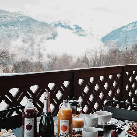 Des Cerisiers - Luxe Et Parking A Le Praz Apartamento