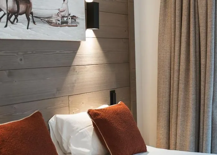 Апартаменты Des Cerisiers - Luxe Et Parking A Le Praz Куршевель