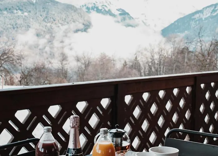 Des Cerisiers - Luxe Et Parking A Le Praz Апартаменты