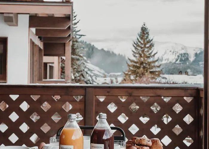 Des Cerisiers - Luxe Et Parking A Le Praz Апартаменты